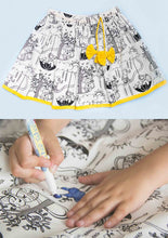 Organic Cotton Doodle Skirt